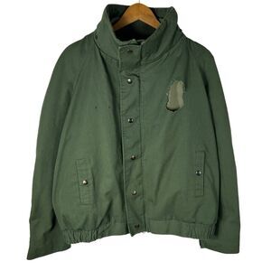 VTG R&R Official US Border Patrol Mens L Uniform Jacket Green Zip Pockets USA